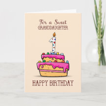 Großtochter 1. Geburtstag, 1. Geburtstag auf Sweet