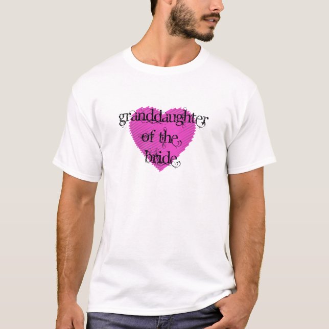 Großtochter der Braut T-Shirt (Vorderseite)