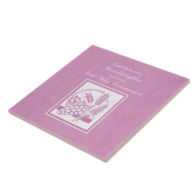 Großtochter Erste Kommune, Rosa Fliese (Seite)