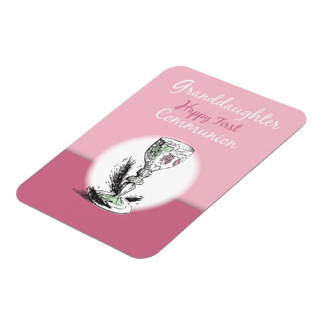 Großtochter First Communityrosa, Chalice Magnet (Linke Seite)