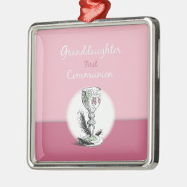 Großtochter First Communityrosa, Chalice Ornament Aus Metall