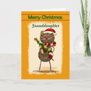 Großtochter / Frohe Weihnachten - Funky Cat