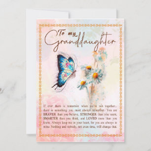 Großtochter-Geschenke  von der Großvater-Oma-Famil Einladung