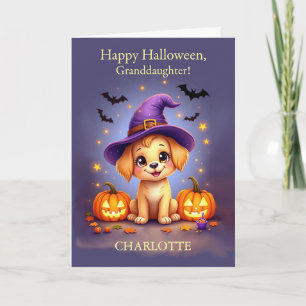 Großtochter Halloween Puppy Karte