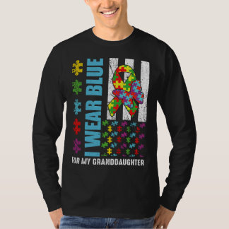 Großtochter Puzzle Flag Special Autismus Bewusstse T-Shirt