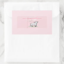 Großtochter Taufe Pink Lamb Personalisiert