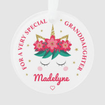 Großtochter Weihnachten Unicorn Personalisiert