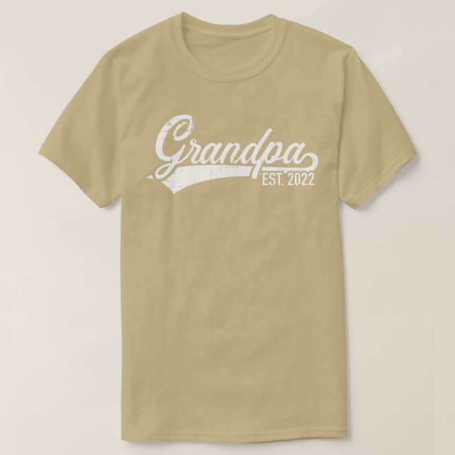 Großvater 2022 für Großvater T-Shirt (Design vorne)