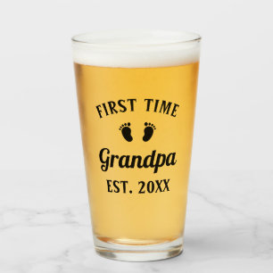 Großvater Abuelo Nonno Gramps Erstmalige Opa Glas