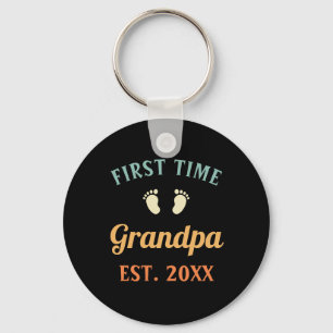 Großvater Abuelo Nonno Gramps Erstmalige Opa Schlüsselanhänger