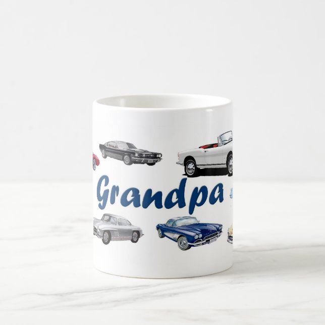 Großvater-Auto-Tasse Kaffeetasse (Mittel)