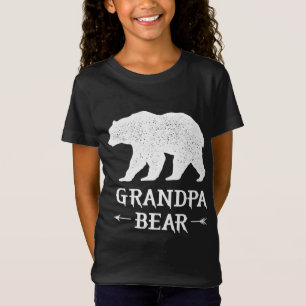 Großvater Bär lustiges Familiendesign für Vater T-Shirt