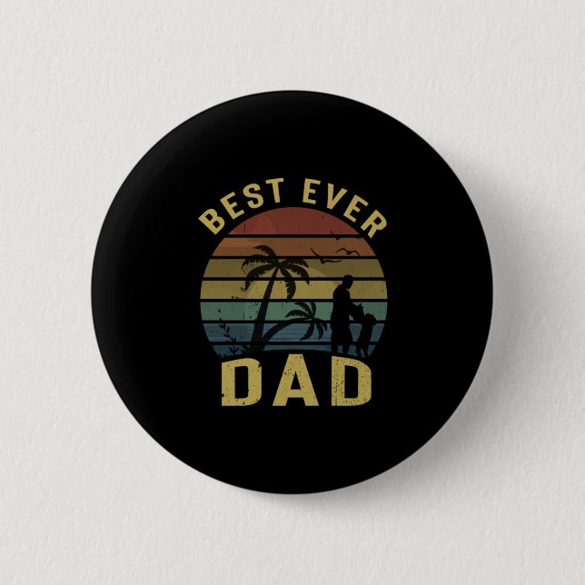 Großvater | Bester Vater je Button (Vorderseite)