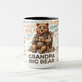 Großvater Big Bear majestätisches Design Tasse