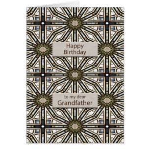 Großvater Birthday Abstrakt Mandala Design