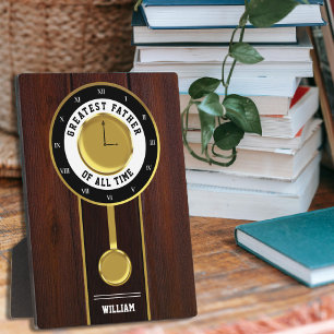 Großvater Clock Bester Vater aller Zeiten Fotoplatte