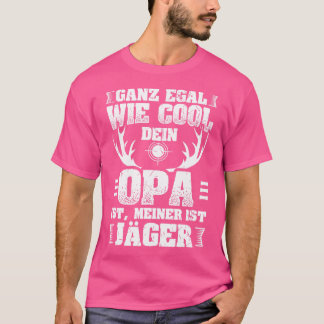 Großvater Cool Jäger Jagdwald Hirschgefechtsjagd T-Shirt