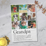 Großvater Definition 9 Foto Geschirrtuch<br><div class="desc">Personalisieren Sie für Ihren besonderen Großvater,  Großvater,  Großvater,  Papa oder Pop,  um ein einzigartiges Geschenk zu schaffen. Eine perfekte Art,  ihm zu zeigen,  wie phantastisch er jeden Tag ist. Entwickelt von Thisisnotme©</div>