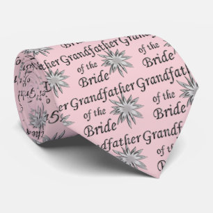 Großvater der Braut Rosa Krawatte