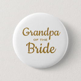 Großvater der Bride Wedding Custom Button