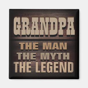 Großvater, der Mann, der Mythos, die Legende Magnet