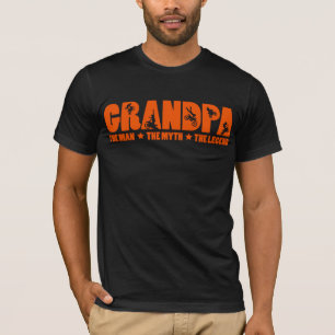 Großvater der Mensch Der Mythos der Motocross-Leg T-Shirt