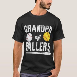 Großvater des Ballers Shirt Baseball Softball 