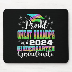Großvater des Kindergarten Graduate 2024 Gradua Mousepad