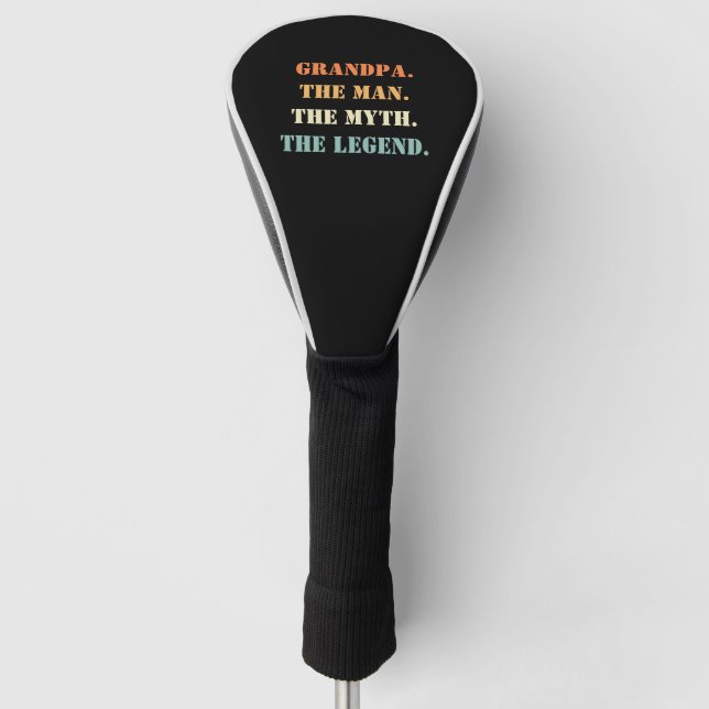 Großvater des Mannes Der Mythos Der legendäre Vate Golf Headcover (Vorderseite)