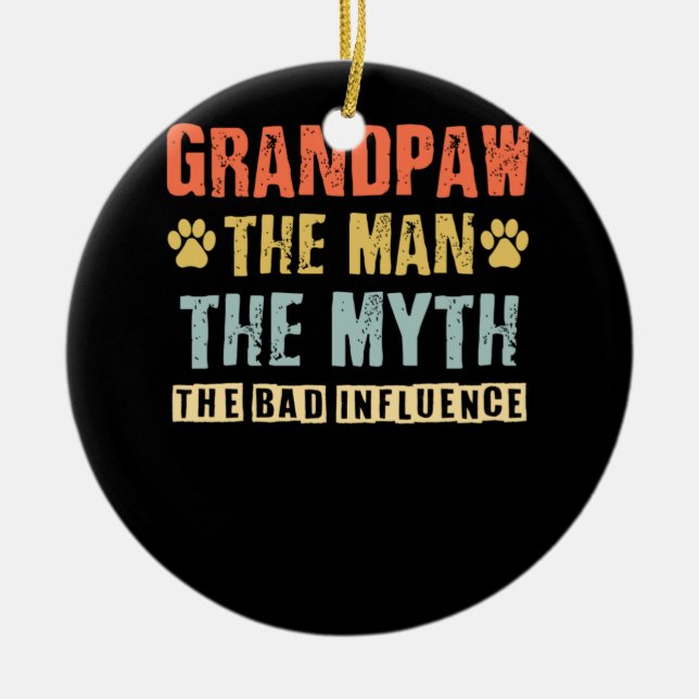 Großvater des Mannes, des Mythos, der Großvater Keramik Ornament (Vorne)