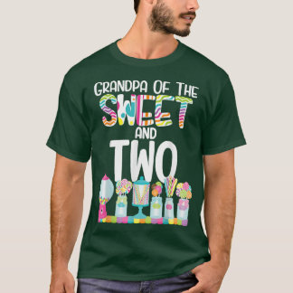 Großvater des Süßen und zwei Candy Birthday Lollip T-Shirt