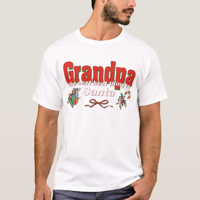 Großvater, die folgende beste Sache zu Sankt T-Shirt (Vorderseite)
