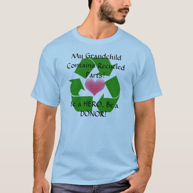 Großvater einer Transplantationsempfängers T-Shirt (Vorderseite)