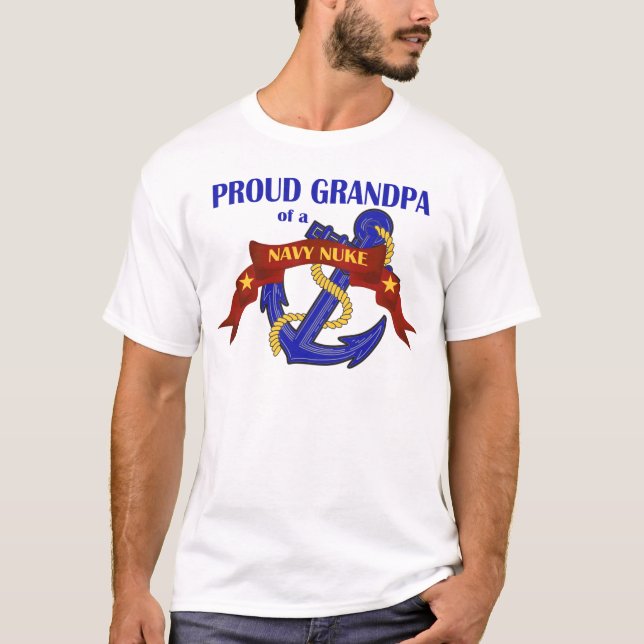 Großvater eines Marine-Kernwaffe T-Shirt (Vorderseite)