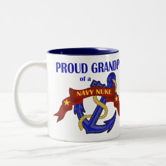 Großvater eines Marine-Kernwaffe Zweifarbige Tasse