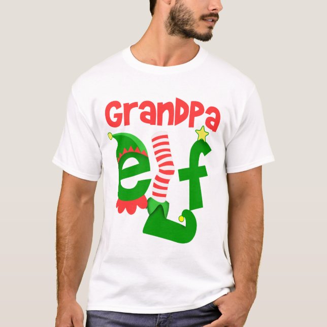 Großvater-Elf T-Shirt (Vorderseite)