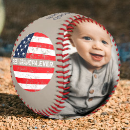 Großvater Foto Keepake Baseball