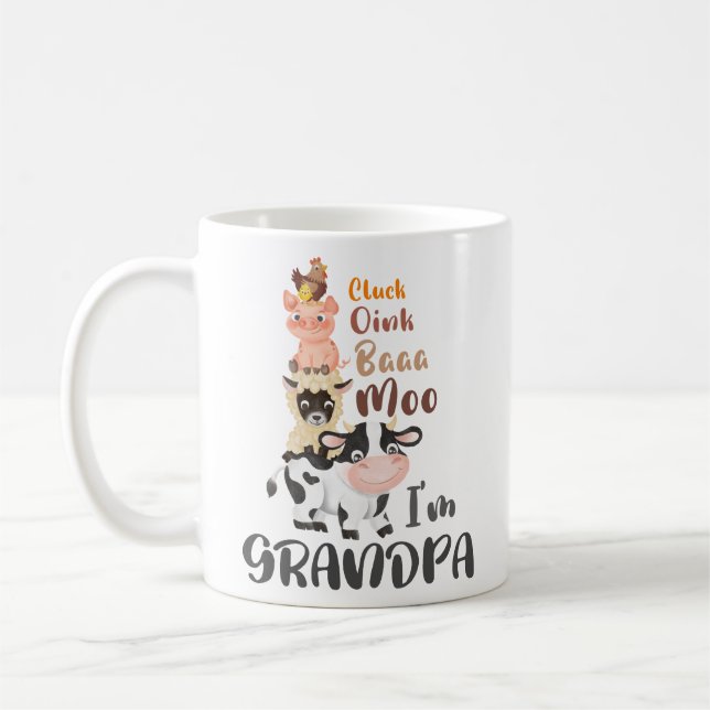 Großvater für Landtiere Kaffeetasse (Links)