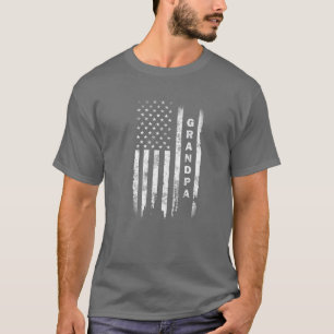 Großvater für Vintage Vatertagsgeschenke der ameri T-Shirt