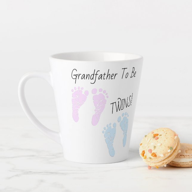 Großvater für Zwillingskündigung Milchtasse (Beispiel)