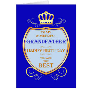 Großvater Geburtstag mit Schild