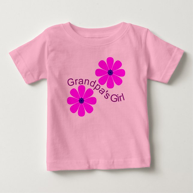 Großvater-Girl-Shirt - Maßgeschneidert Baby T-shirt (Vorderseite)