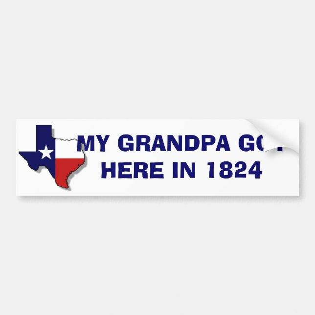 GROSSVATER GOT HIER AUTOAUFKLEBER (Vorne)