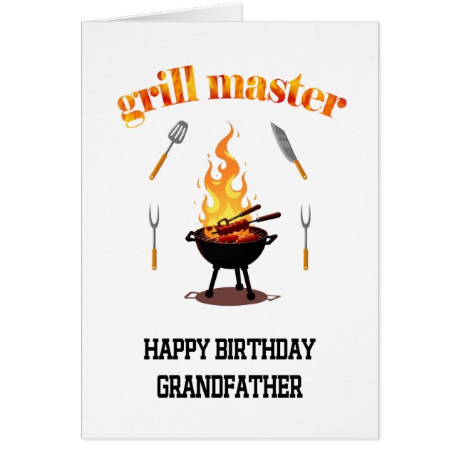 Großvater Grill Master Geburtstag (Vorne)