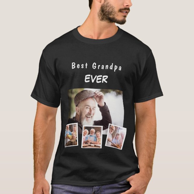 Großvater Großvater-Foto T-Shirt (Vorderseite)