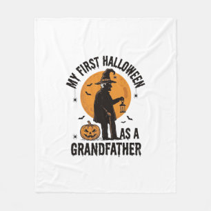 Großvater Halloween-Shirt Erster Grusel-Opa_1 Fleecedecke