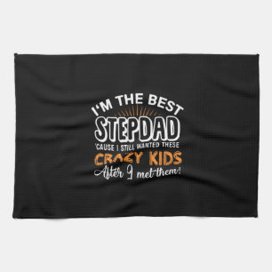 Großvater Ich bin der beste Step-Vater Geschirrtuch