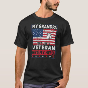 Großvater ist mein heroischer amerikanischer Veter T-Shirt