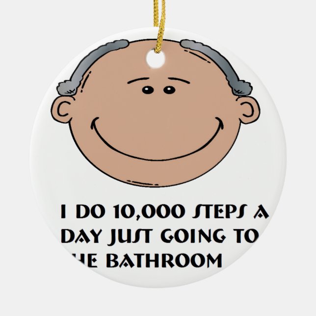 Großvater Keramikornament (Vorne)