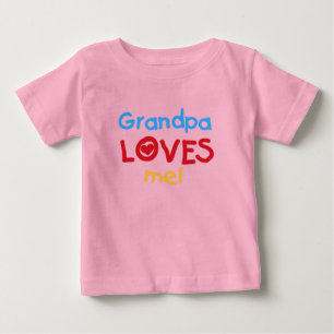 Großvater-Lieben ich Baby T-shirt